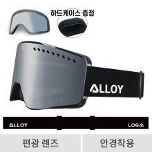 LOG 447 Climax ALLOY X LOG Silver Blue Irdium Polarized BL60 (로그 클라이맥스 얼로이 x 로그 실버 블루 스노우보드 고글)(편광)