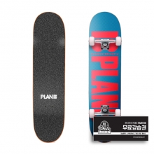 [HLC] Plan B OG Metallic Blue-Red 8.0&Prime;x31.85&Prime; Skateboard Complete (플랜비 OG 메탈릭 블루-레드 스케이트보드 컴플릿)