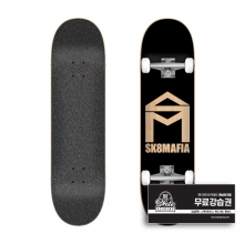 [HLC] Sk8mafia House Logo Stained 8.0&Prime;x31.85&Prime; Skateboard Complete (스케잇마피아 하우스 로고 스테인드 스케이트보드 컴플릿)