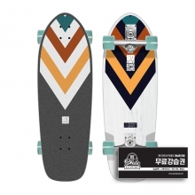 [HLC] Long Island Rowing 29.5&Prime;x9.5&Prime;x16.5&Prime; Surfskate - 4Aqua (롱아일랜드 로잉 서프스케이트 컴플릿)
