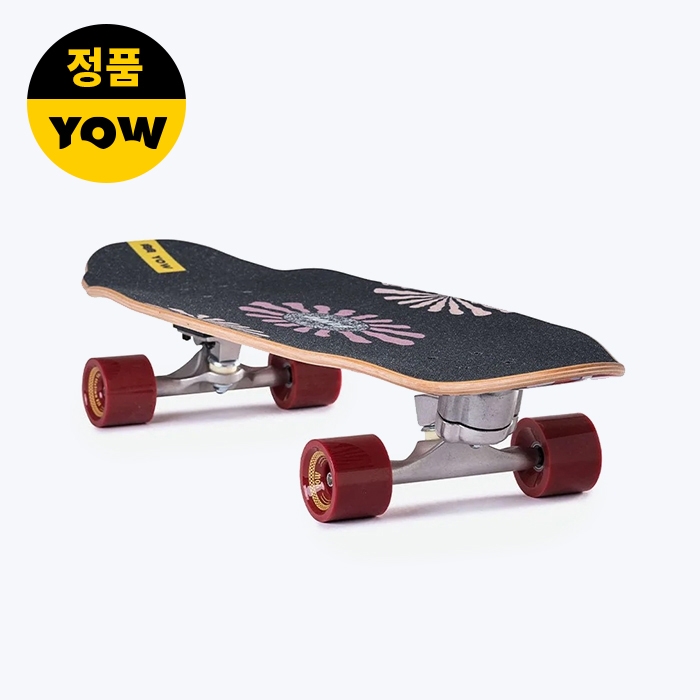 Yow x Pukas Flame 33″ Surfskate - 4Red (요우 x 푸카스 플레임 서프스케이트 컴플릿)