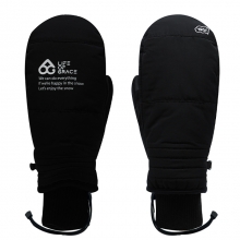 2425 로그 남녀공용 스노우보드 장갑 아날로그 예스 - 블랙(24ANAYES-BK)