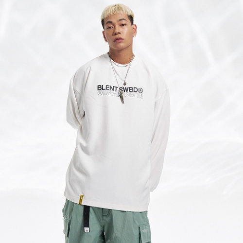 2425 블렌트 스노우보드복 아테나 슬리브 티셔츠 - 화이트 (24BH-AT-WH)