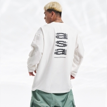 2425 블렌트 스노우보드복 아테나 슬리브 티셔츠 - 화이트 (24BH-AT-WH)