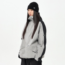 2425 USS2 3L Color Scheme Jacket - Grey (어스투 3L 컬러 스킴 스키복 자켓)
