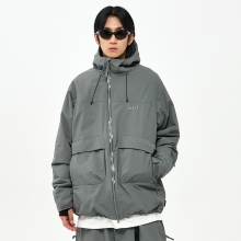 2425 USS2 Oblique W-Zip Jacket - Deep Grey (어스투 오블리크 W-Zip 스키복 자켓)