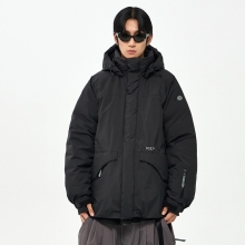 2425 USS2 Volume Down Puffer Jacket - Black (어스투 볼륨 다운 퍼퍼 패딩 스키복 자켓)