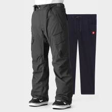 2425 686 KCR210 Mens Smarty 3-In-1 Cargo Pants - Charcoal (686 스마티 3in1 카고 스키복 팬츠)