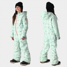 2425 686 M2W801 Girls Shine One-Piece - Hello Kitty Seaglass Bandana (686 샤인 인슐레이티드 아동용 스키복 팬츠 원피스)