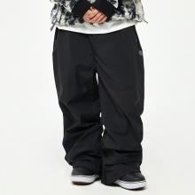 2425 USS2 3L Flap Pants [Regular-Fit] - Black (어스투 3L 플랩 레귤러 핏 스키복 팬츠)