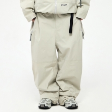 2425 USS2 3L Flap Pants [Regular-Fit] - White Grey (어스투 3L 플랩 레귤러 핏 스키복 팬츠)