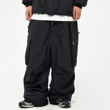 2425 USS2 U-Cargo Pants [Loose-Fit] - Black (어스투 U-카고 루즈 핏 스키복 팬츠)