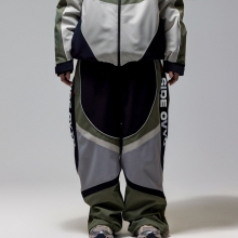 2425 Ovyo Flame Over Fit Pants - Khaki (오비오 플레임 오버핏 스키복 팬츠)