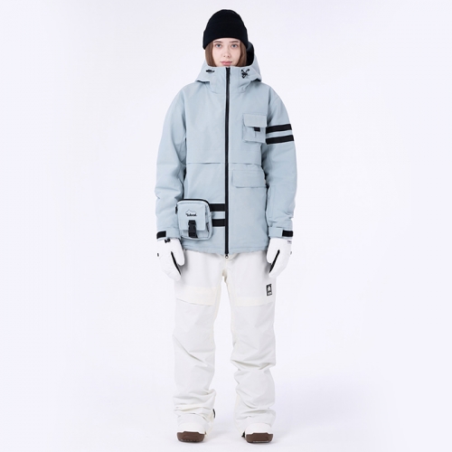 요비트 스노우보드복 코디세트 #8 /2425 Yobeat Accordion Jacket - Sage + 2425 Yobeat Tuck PKT Pants - Snow