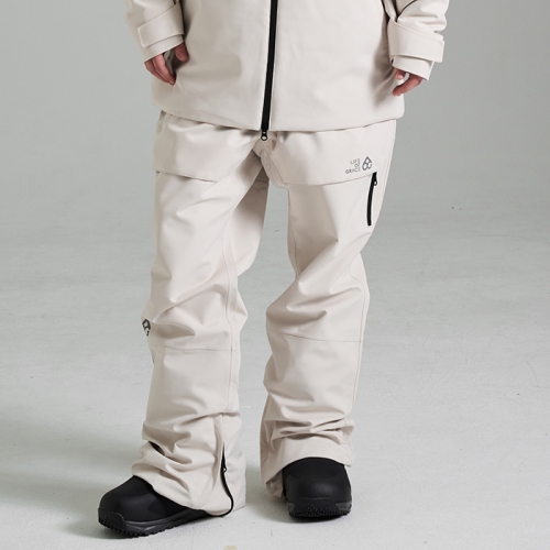 2425 로그 스노우보드복 팬츠 인피니트 프로 슈트핏 - 크림 (24INFPT-CR)