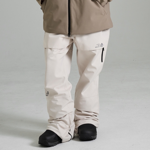 2425 로그 스노우보드복 팬츠 인피니트 프로 슈트핏 - 크림 (24INFPT-CR)