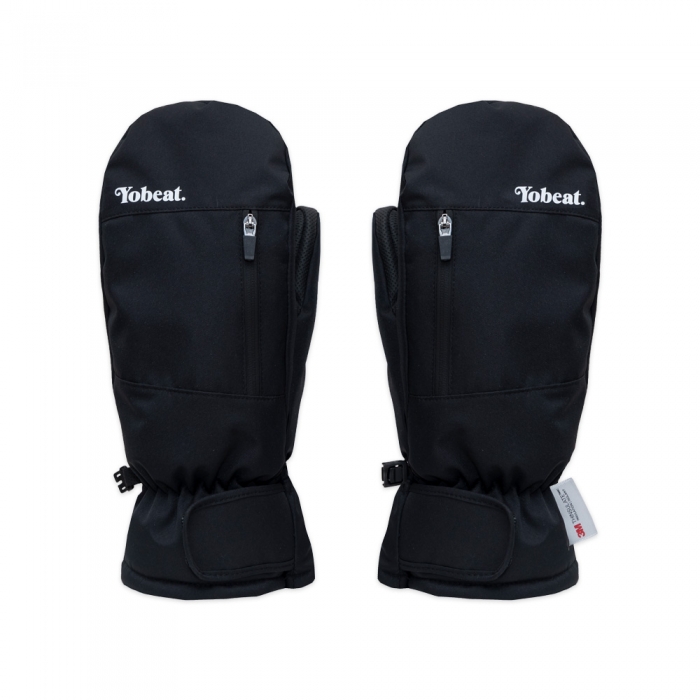 2425 Yobeat Thinsulate Mitten Gloves - Black (요비트 신슐레이트 스노우보드 장갑)