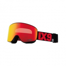 2425 IXNINE IX3Pro 13 Fiery Red - Red Metalized (아이엑스 나인 IX3 프로 13 피어리 레드 스키 고글)