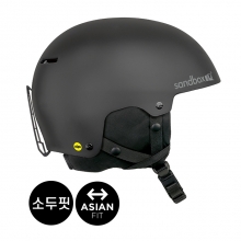 2425 Sandbox Icon Mips Snow Asia Fit Helmet - Black (샌드박스 아이콘 밉스 아시안 핏 스키 헬멧)