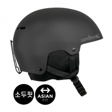2425 Sandbox Icon Snow Asia Fit Helmet - Black (샌드박스 아이콘 아시안 핏 스키 헬멧)