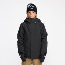 2526 볼컴 아동용 스노우보드복 자켓 스톤 91 인슐레이티드 - 블랙 (AYV5505BK)