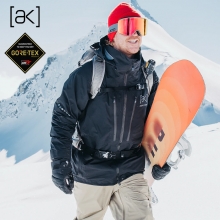 2526 버튼 AK 스노우보드복 자켓 호버 고어텍스 C-니트 3L - 트루 블랙 (100131DA04)