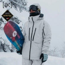 2526 버튼 AK 스노우보드복 패딩 자켓 LZ 고어텍스 2L 다운 - 그레이 클라우드 (100061B27O)