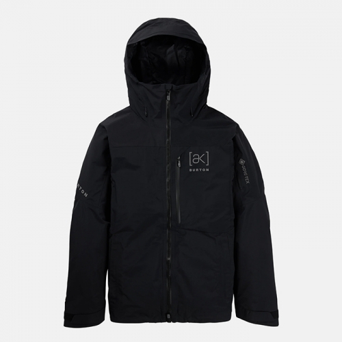 2526 버튼 AK 스노우보드 자켓 헬리텍 고어텍스 2L 스트레치 - 트루 블랙 (149781AA04)