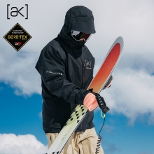 2526 버튼 AK 스노우보드 자켓 헬리텍 고어텍스 2L 스트레치 - 트루 블랙 (149781AA04)