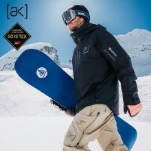 2526 버튼 AK 스노우보드 자켓 스워시 고어텍스 2L - 트루 블랙 (100011BA04)