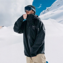 2526 버튼 AK 스노우보드 자켓 스워시 고어텍스 2L - 트루 블랙 (100011BA04)