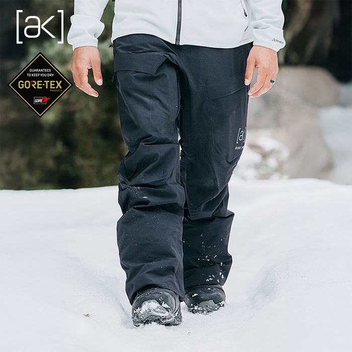 2526 버튼 AK 스노우보드 팬츠 스워시 고어텍스 2L 숏 - 트루 블랙 (100221BA04)
