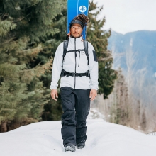 2526 버튼 AK 스노우보드 팬츠 스워시 고어텍스 2L 숏 - 트루 블랙 (100221BA04)