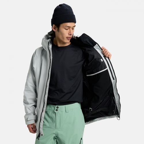 2526 버튼 AK 스노우보드복 자켓 싸이클릭 고어텍스 2L - 그레이 클라우드 (100021B27O)