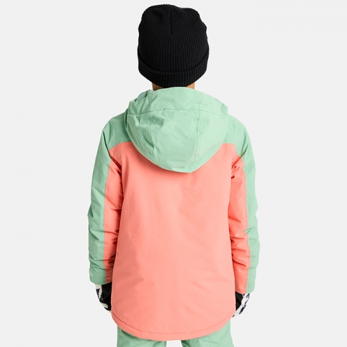 2526 버튼 아동용 스노우보드복 자켓 아스커트니 2L - 소프트 세이지/피치 에코 (2431210E4H)