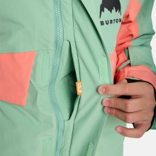 2526 버튼 아동용 스노우보드복 자켓 아스커트니 2L - 소프트 세이지/피치 에코 (2431210E4H)