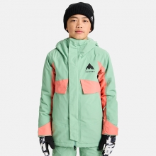 2526 버튼 아동용 스노우보드복 자켓 아스커트니 2L - 소프트 세이지/피치 에코 (2431210E4H)