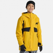 2526 버튼 아동용 스노우보드복 자켓 아스커트니 2L - 골든로드/트루 블랙 (2431210BET)