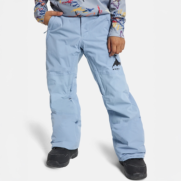 2526 버튼 아동용 스노우보드복 팬츠 스카일러 - 더스티 블루