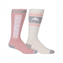 2526 버튼 여성용 스노우보드 양말 위캔드 미드웨이트 2개입 - 스타우트 화이트 (1492519A26)