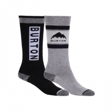 2526 버튼 아동용 스노우보드 양말 위캔드 미드웨이트 2개입 - 트루 블랙 (1517119A04)