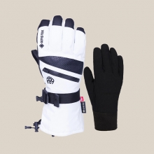 2526 686 육팔육 여성용 스노우보드 장갑 고어텍스 스마티 3-IN-1 건틀렛 글러브 - 화이트 (26M5WNGLV328-WHT)