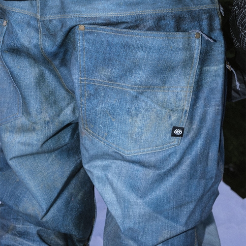 2526 686 육팔육 스노우보드복 팬츠 디컨스트럭티드 데님 - 인디고 데님 (26M3WN227-IDGD)