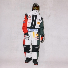 2526 686 육팔육 스노우보드복 팬츠 ASSC F1 쉘 - ASSC 화이트 컬러블록 (26M5WN256-ASWH)