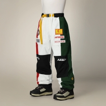 2526 686 육팔육 스노우보드복 팬츠 ASSC F1 쉘 - ASSC 화이트 컬러블록 (26M5WN256-ASWH)