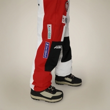 2526 686 육팔육 스노우보드복 팬츠 ASSC F1 쉘 - ASSC 화이트 컬러블록 (26M5WN256-ASWH)