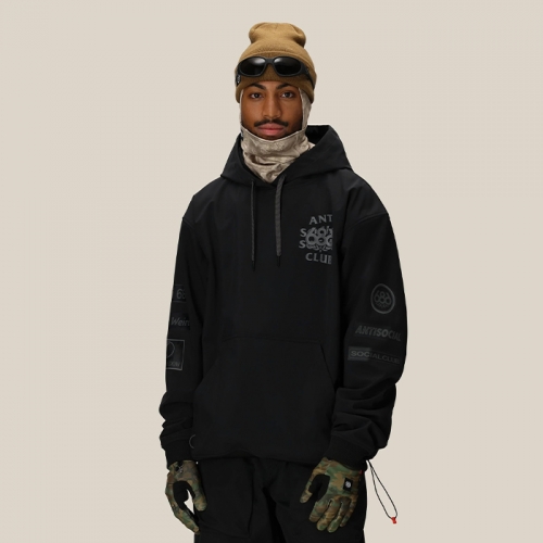 2526 686 육팔육 스노우보드 방수 후드티 워터프루프 ASSC F1 후디 - ASSC 블랙 (26M5WNCS125-ASBK)