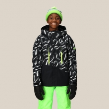 2526 686 육팔육 아동용 스노우보드복 자켓 보이 지오 인슐레이티드 - 브러쉬 스트로크 컬러블록 (26M2W504-BRSC)