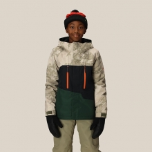 2526 686 육팔육 아동용 스노우보드복 자켓 보이 지오 인슐레이티드 - 라임스톤 헤미스피어 컬러블록 (26M2W504-LHCB)