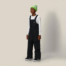 2526 686 육팔육 아동용 스노우보드복 팬츠 보이 프런티어 인슐레이티드 빕팬츠 - 블랙